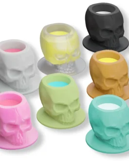 Ink Cups de Silicone Forma de Caveira 12 mm (100 un.)